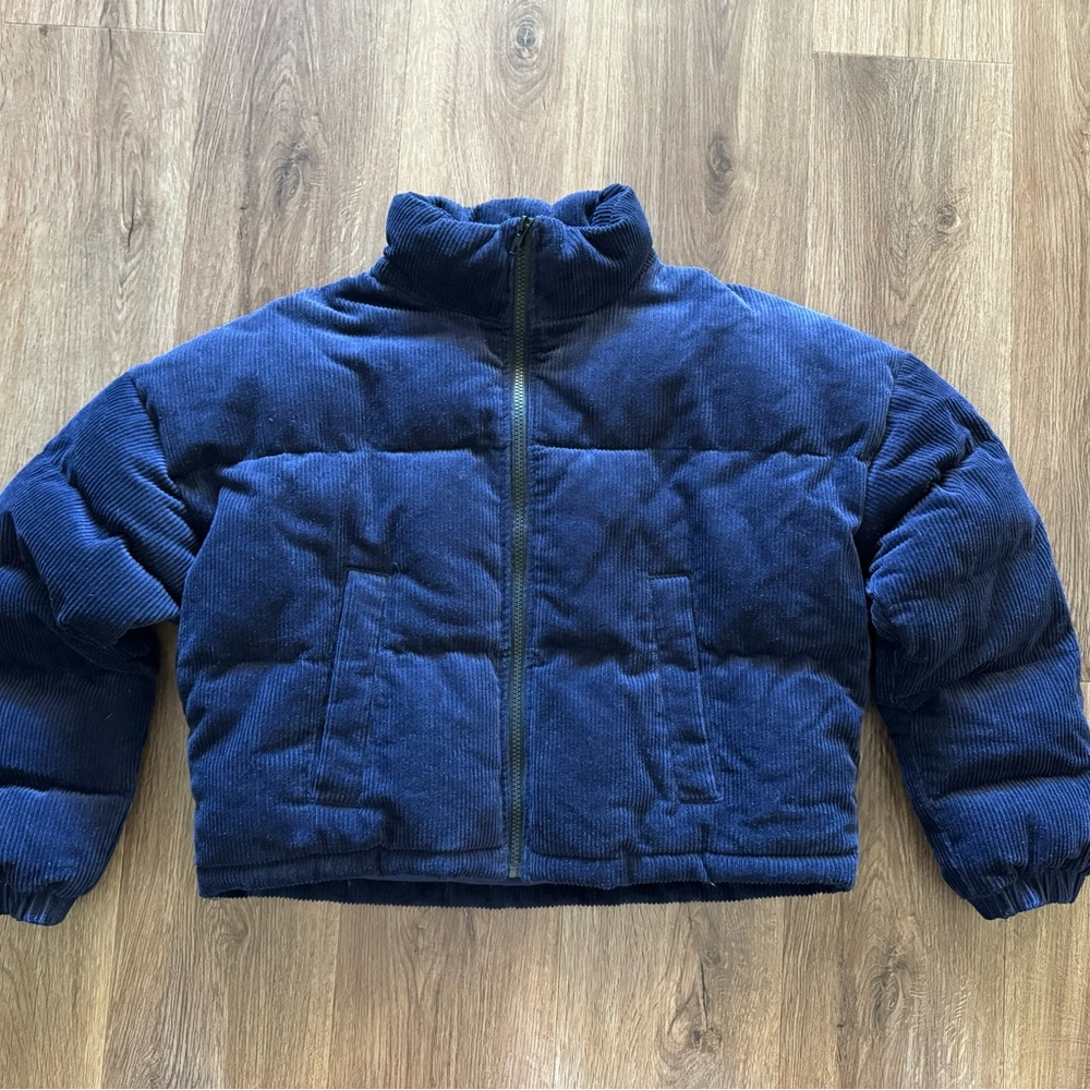 Kendall+Kylie Cropped Puffer Jacket